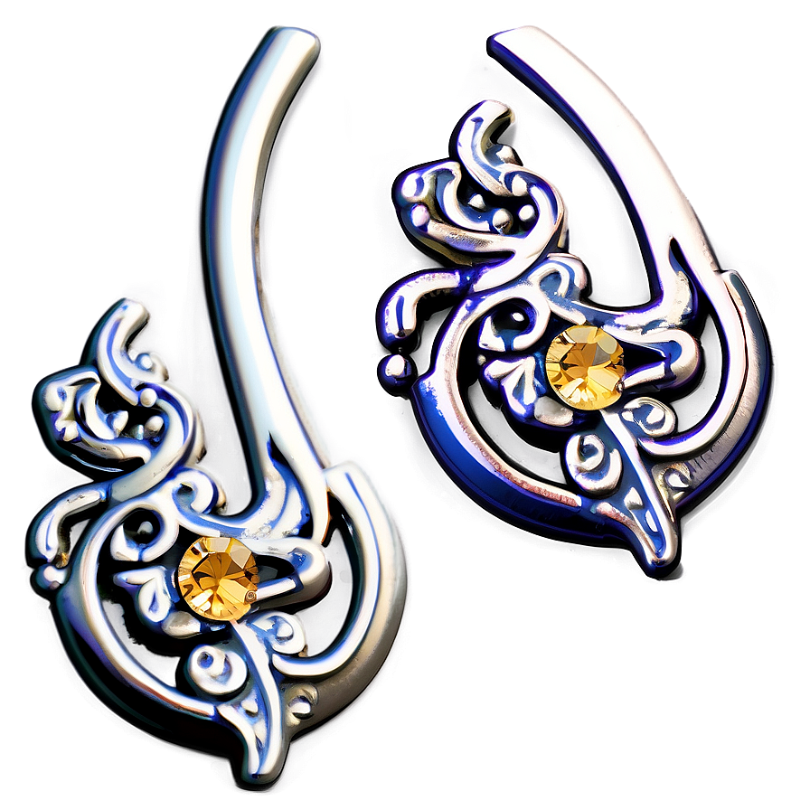 Filigree Nose Stud Artwork Png 24 PNG image