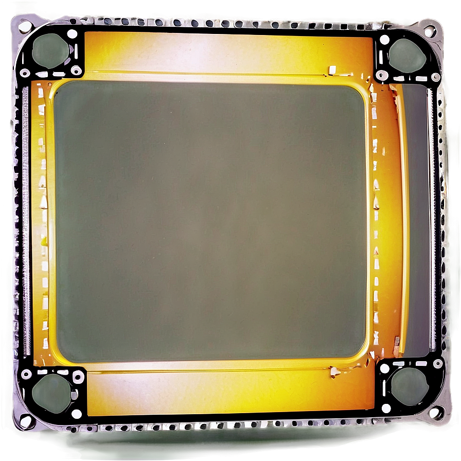 Film Frame With Light Leaks Png 06202024 PNG image