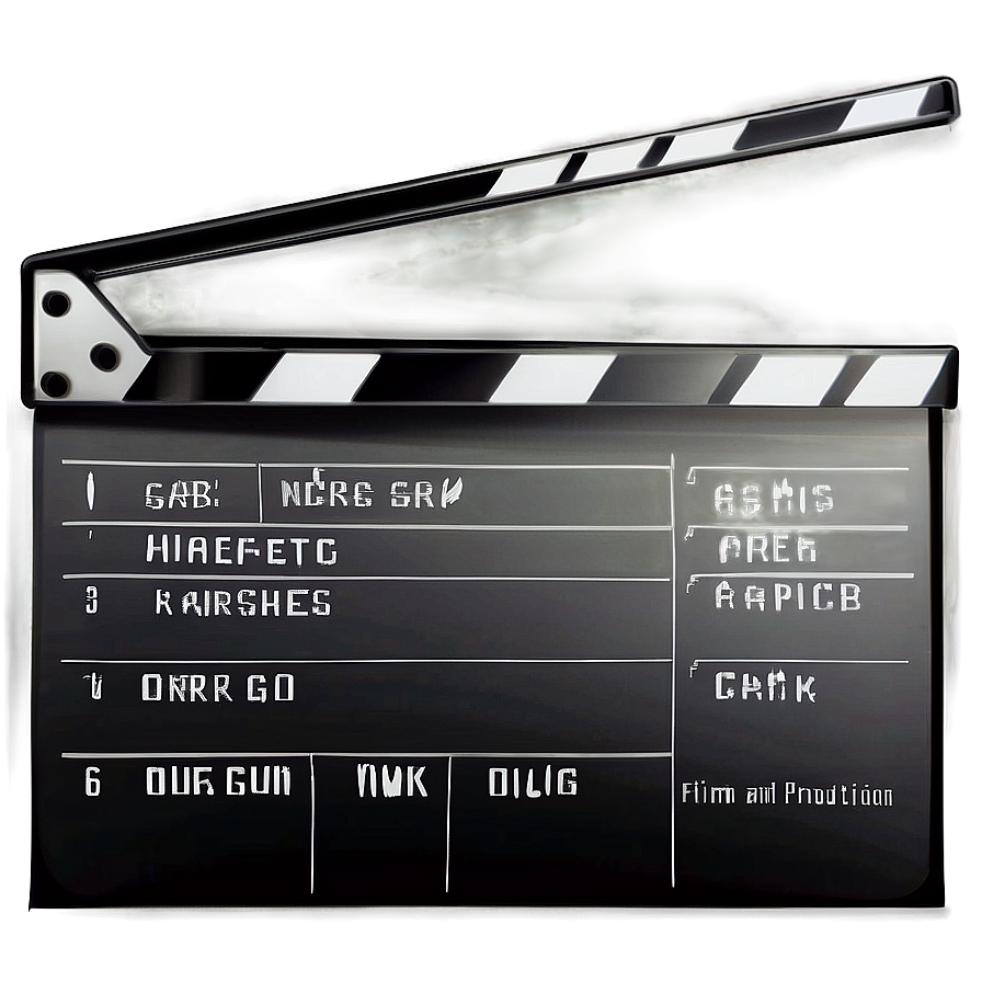 Film Production Clapboard Png 39 PNG image