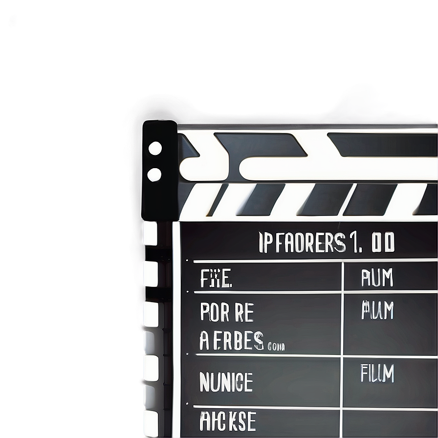 Film Slate For Indie Filmmakers Png 93 PNG image