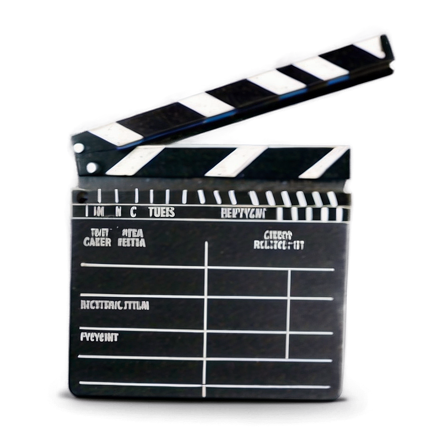 Film Slate For International Cinema Png 06262024 PNG image