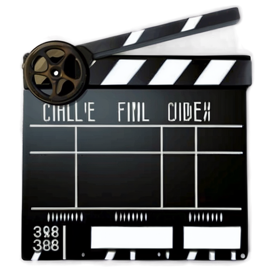 Film Slate For International Cinema Png 06262024 PNG image