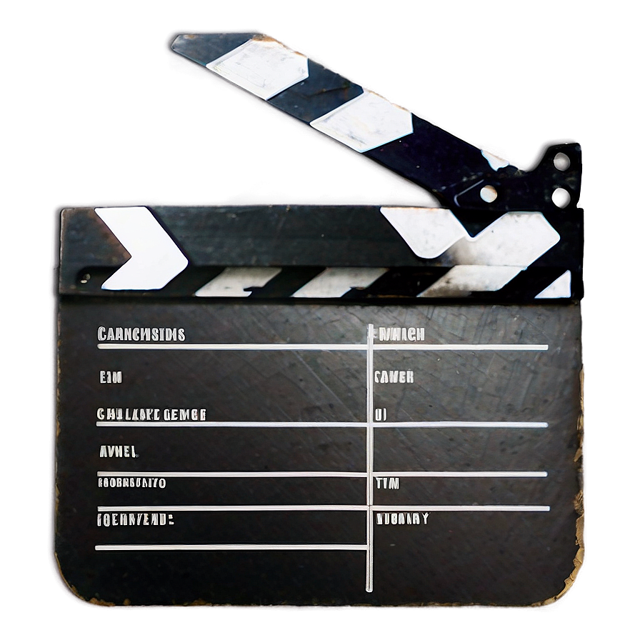 Film Slate For International Cinema Png Csl80 PNG image