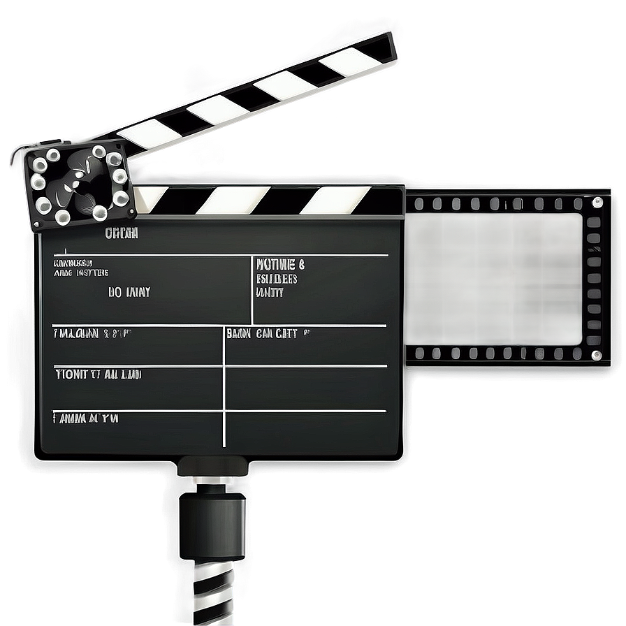 Film Slate For Workshop Png 06262024 PNG image