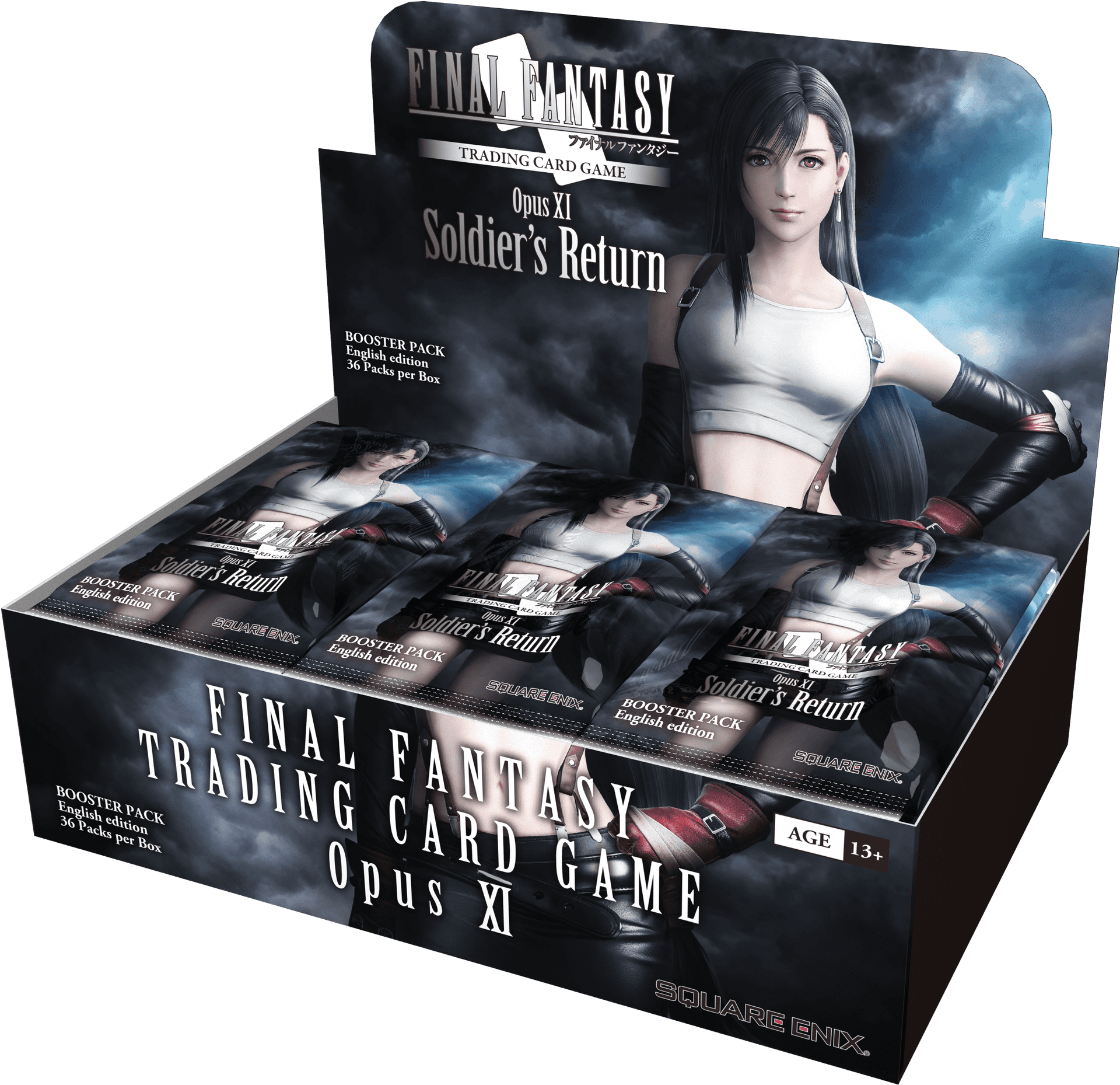 Final Fantasy T C G Opus X I Booster Box PNG image