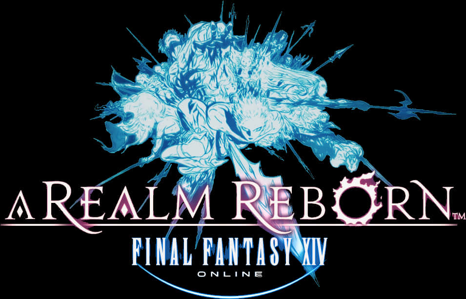 Final Fantasy X I V A Realm Reborn Logo PNG image