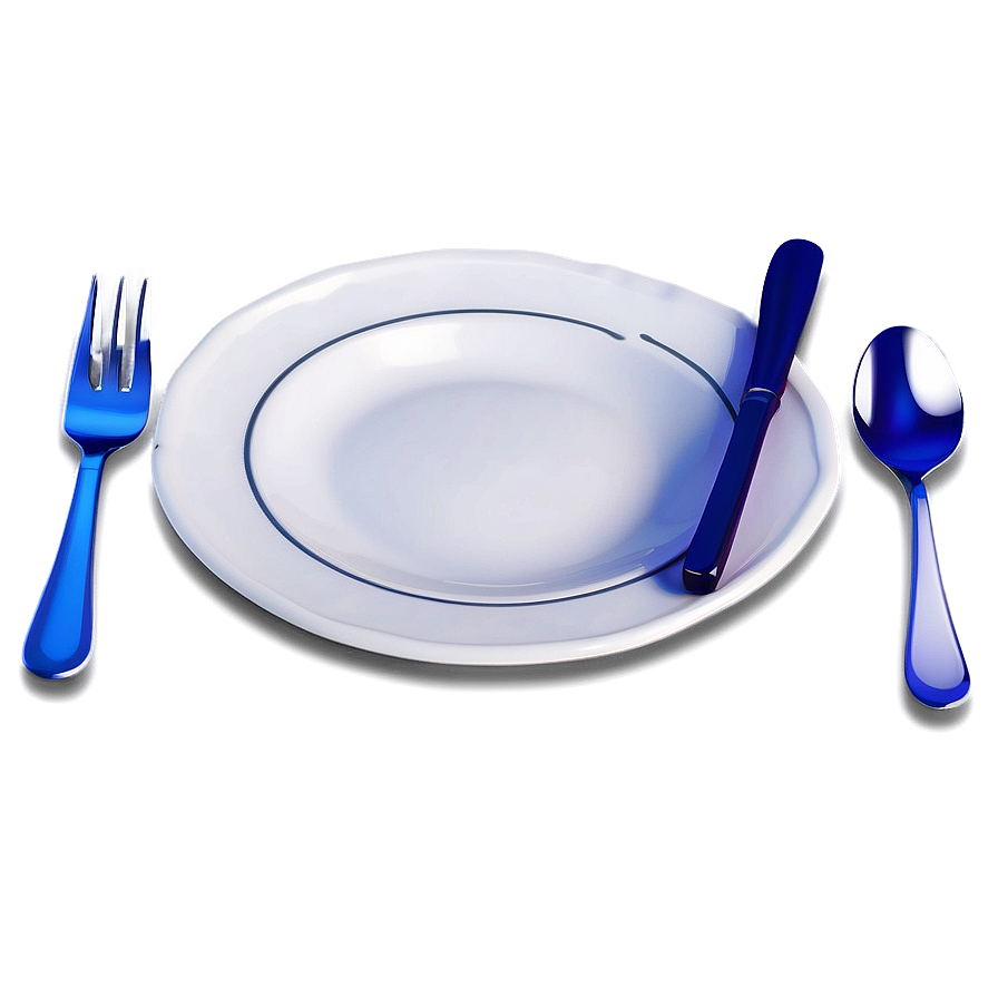 Fine Dining White Plate Png Yib PNG image