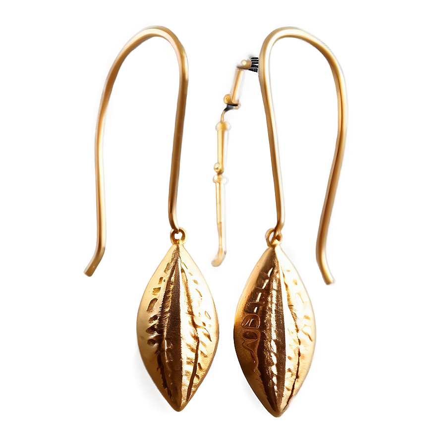 Fine Gold Threader Earrings Png 30 PNG image