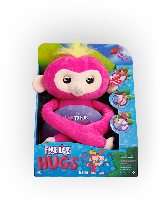 Fingerlings Hugs Bella Plush Toy PNG image