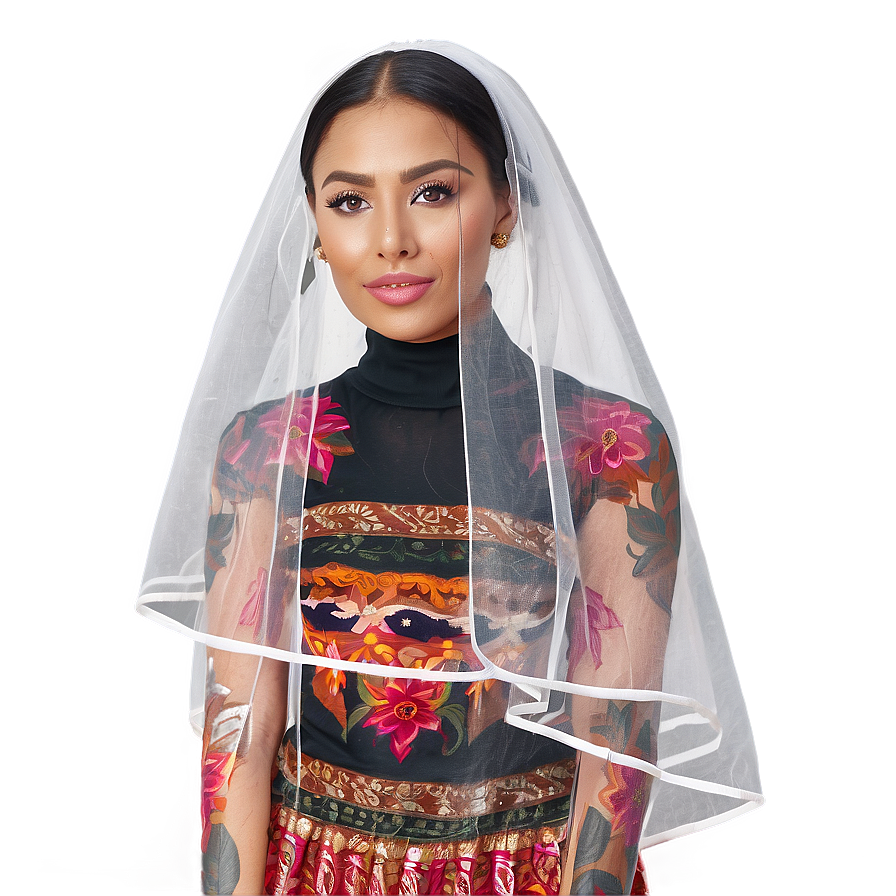 Fingertip Length Veil Png Dng PNG image