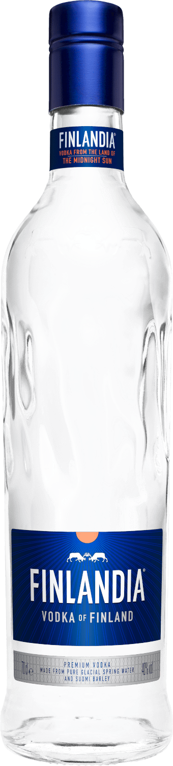 Finlandia Vodka Bottle PNG image