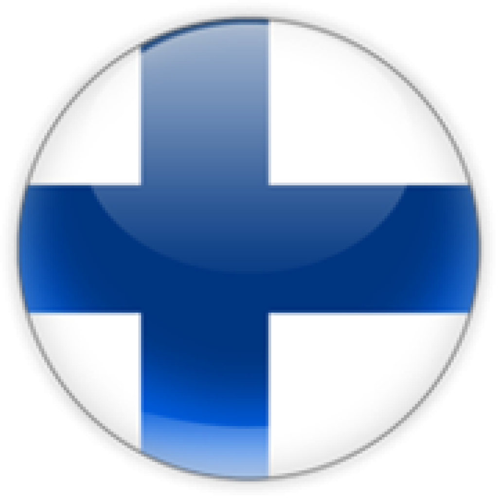 Finnish_ Flag_ Button PNG image