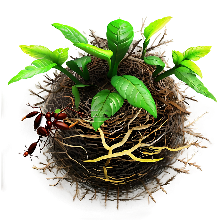 Fire Ant Nest Diagram Png Mfs PNG image