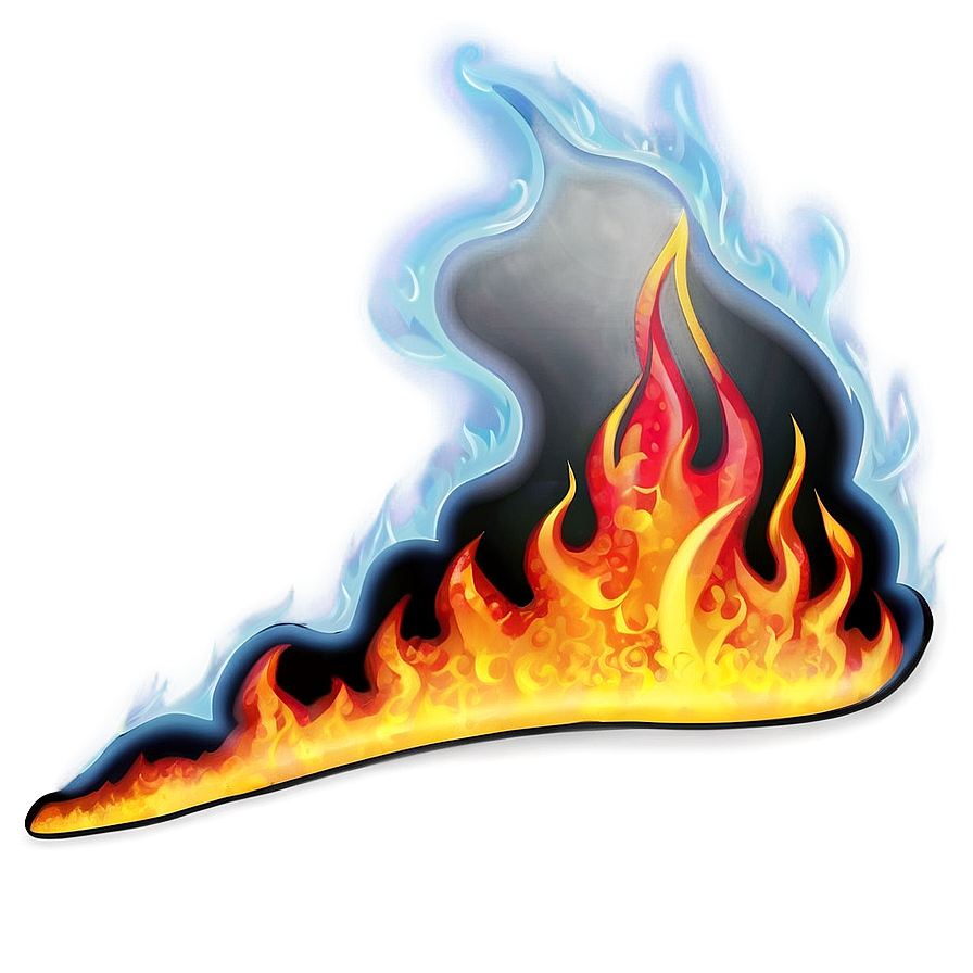 Fire Border Png 68 PNG image