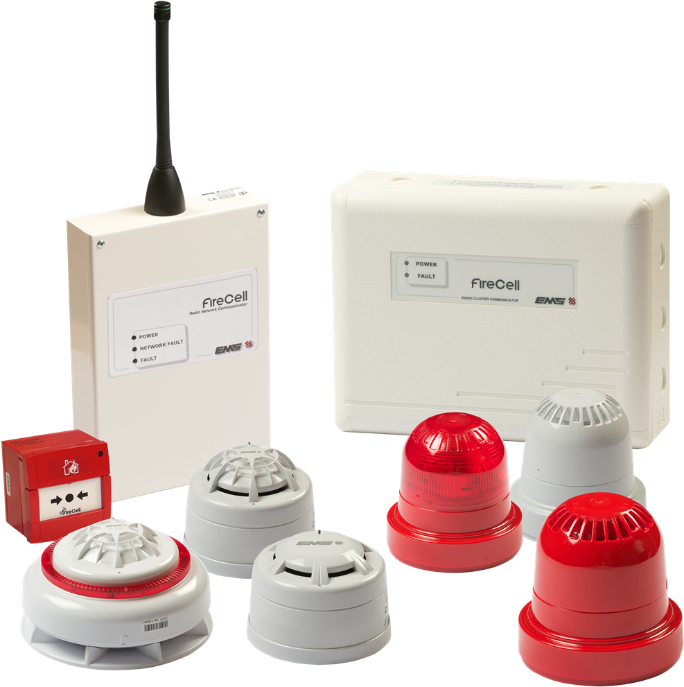 Fire Cell Wireless Fire Alarm Components PNG image