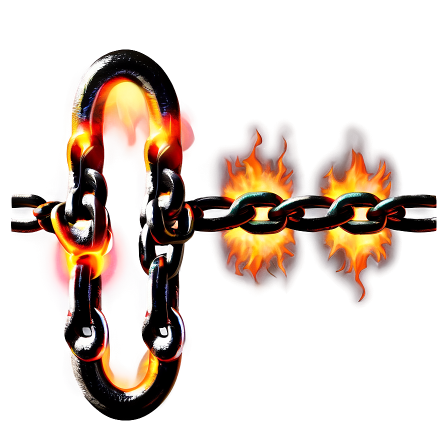 Fire Chain Border Png Rrn PNG image