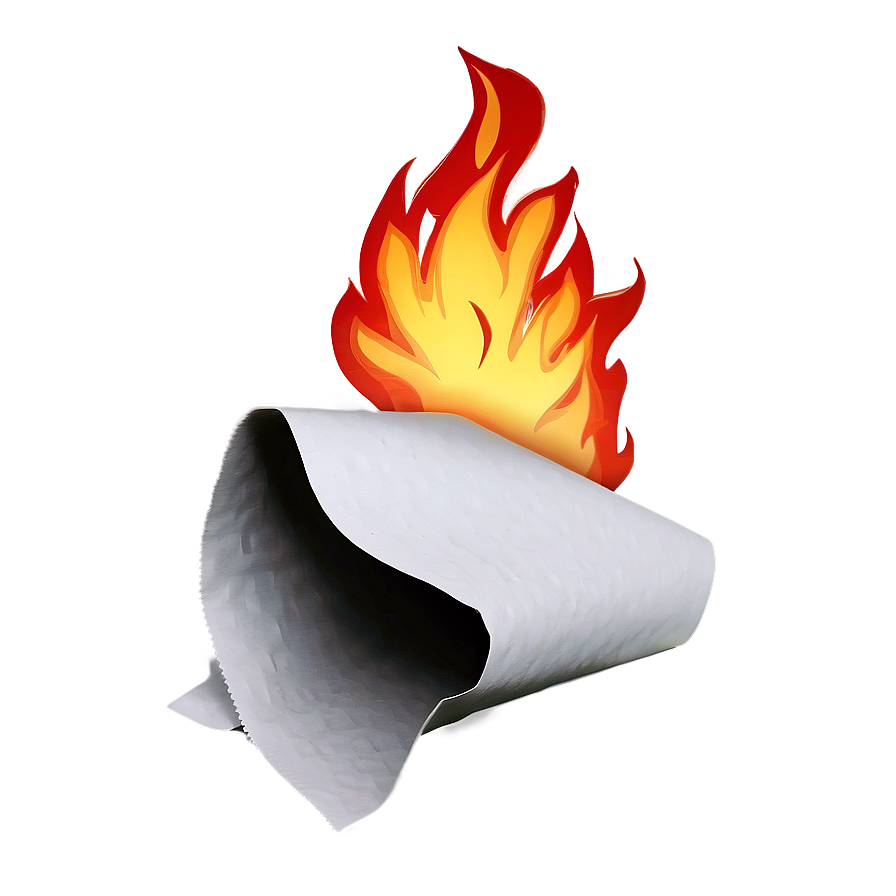 Fire Consuming Paper Png 54 PNG image