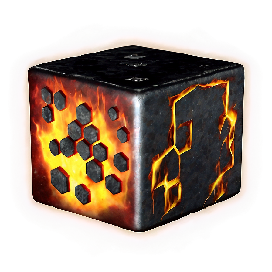 Fire Cube Png 24 PNG image