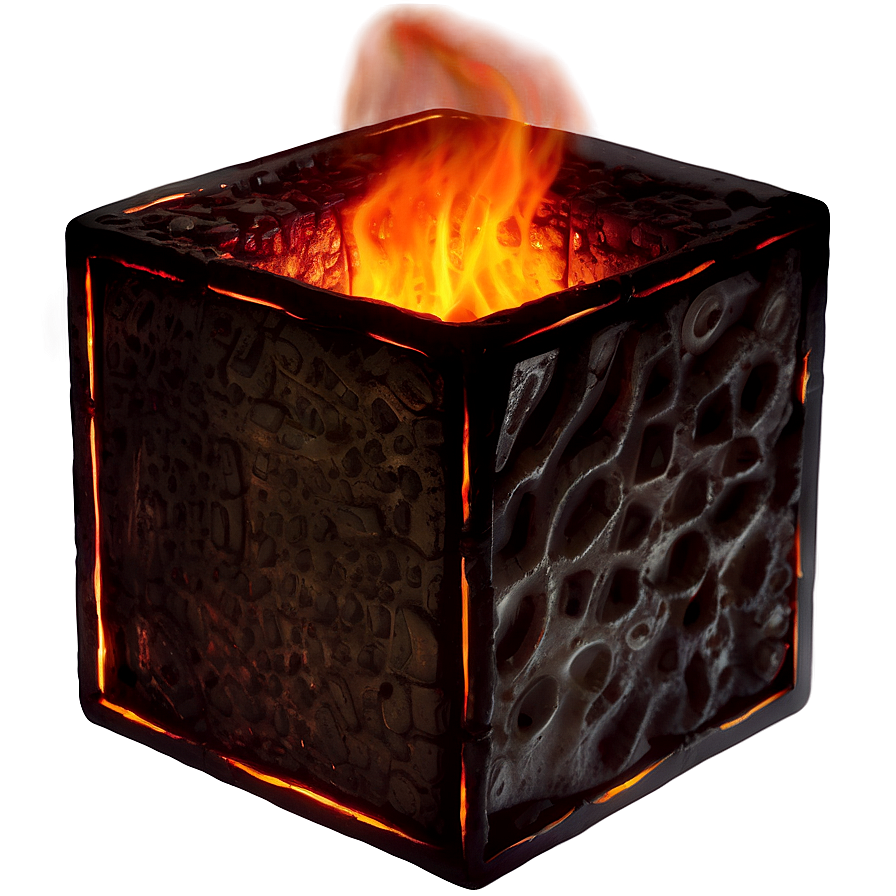 Fire Cube Png Ovw PNG image