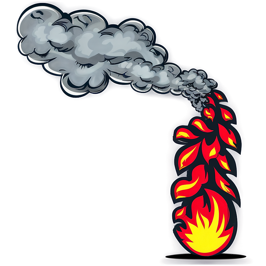 Fire Explosion Cartoon Png Hav PNG image