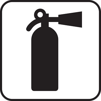 Fire Extinguisher Sign Icon PNG image