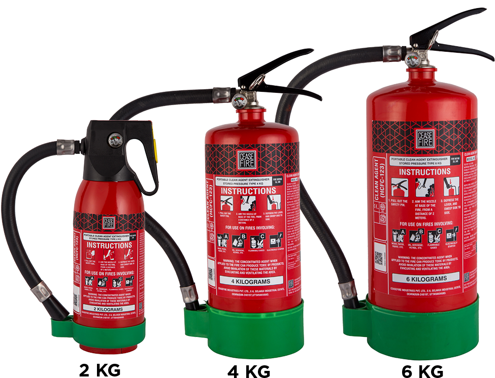 Fire Extinguishers Different Sizes PNG image