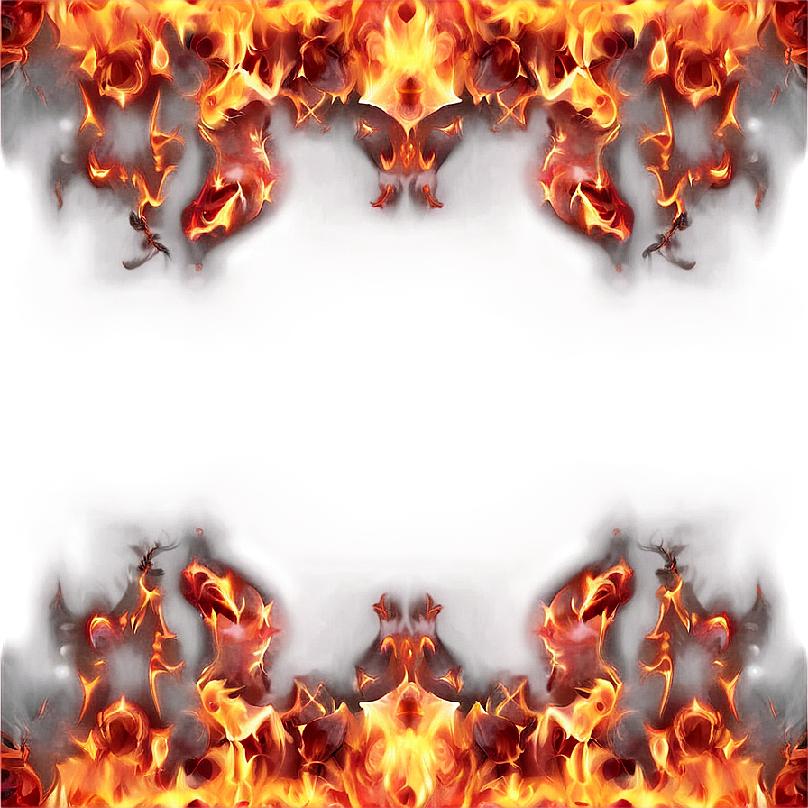 Fire Frame Png 9 PNG image