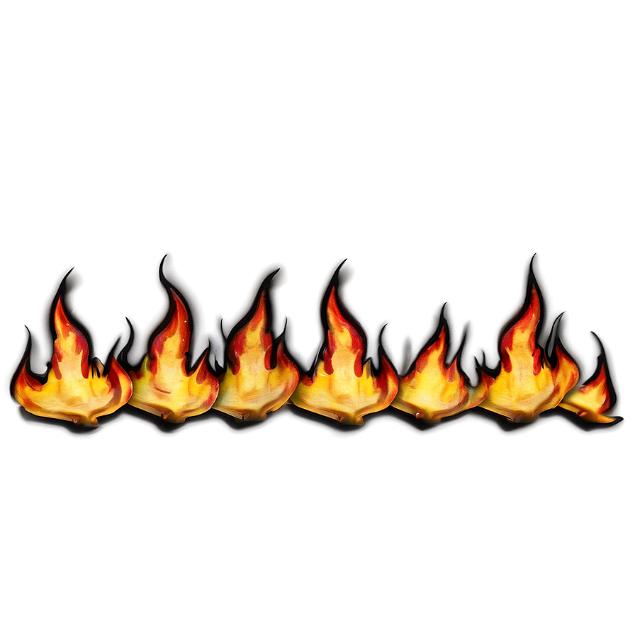 Fire Glow Border Png 74 PNG image