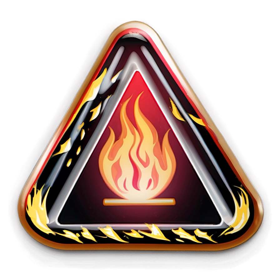 Fire Hazard Warning Png C PNG image