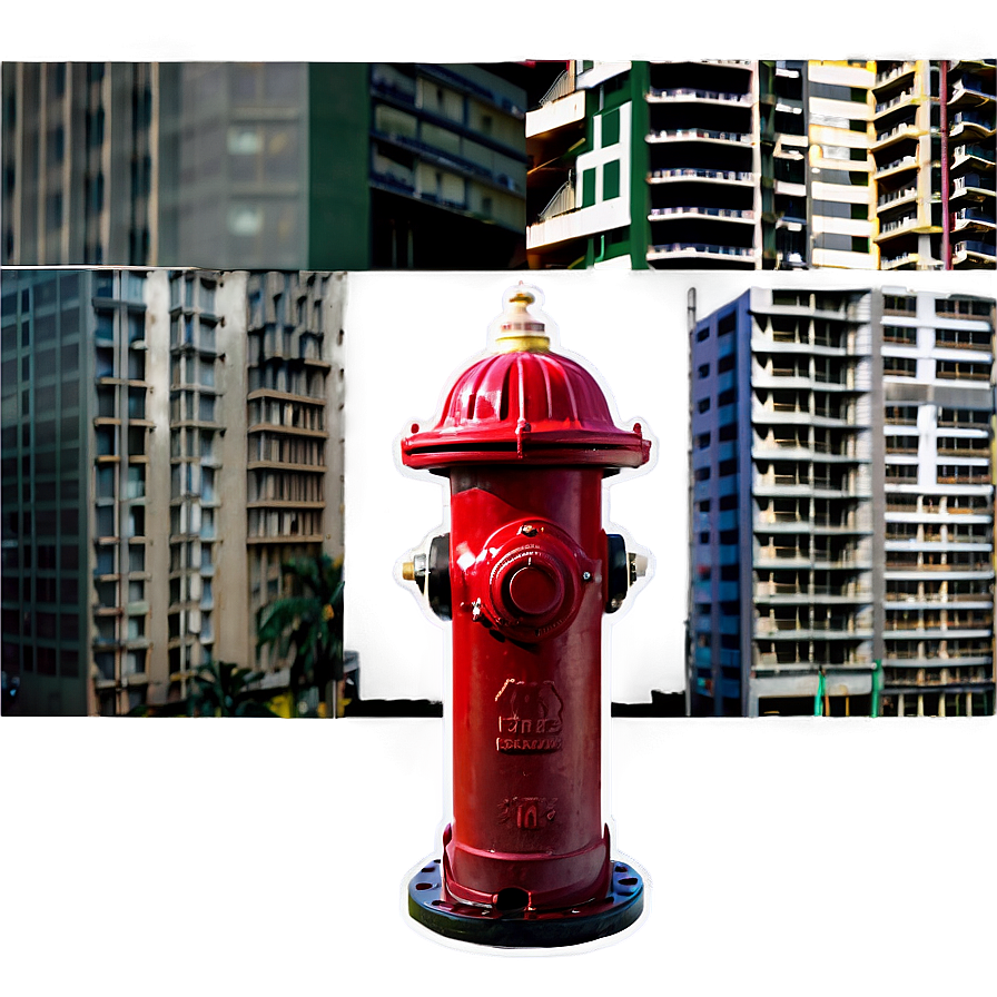 Fire Hydrant In City Png Hwo41 PNG image