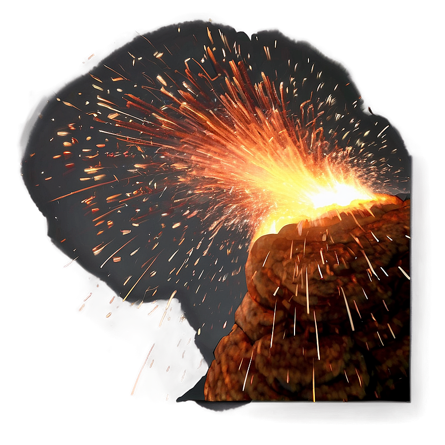 Fire Sparks Explosion Png 06122024 PNG image