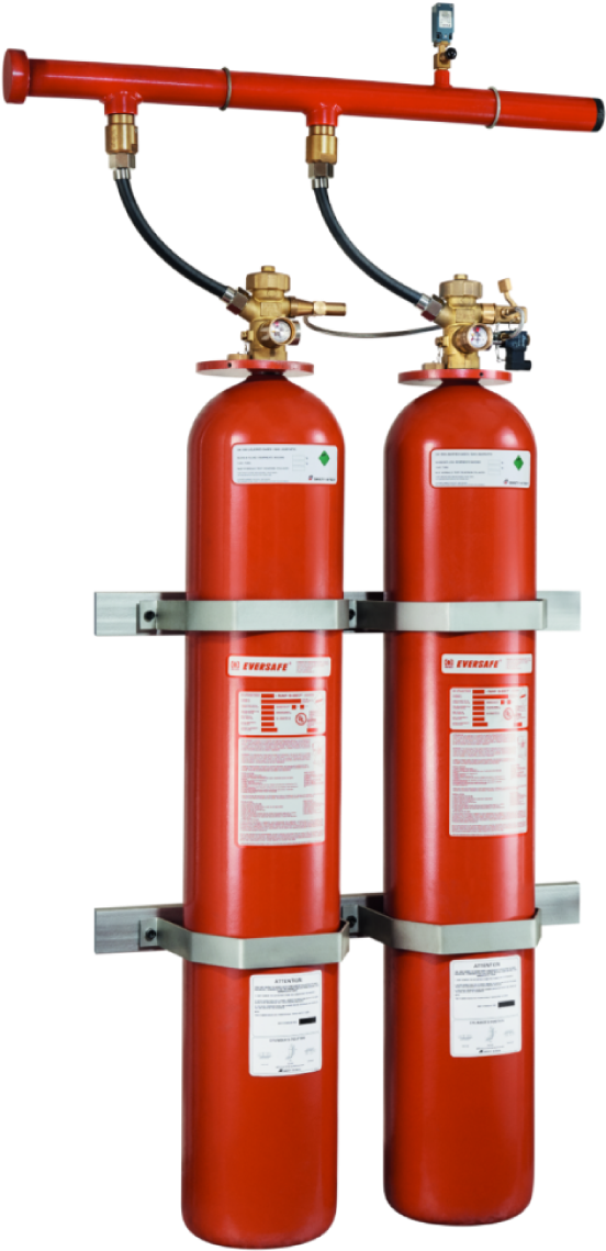 Fire Suppression System Cylinders PNG image