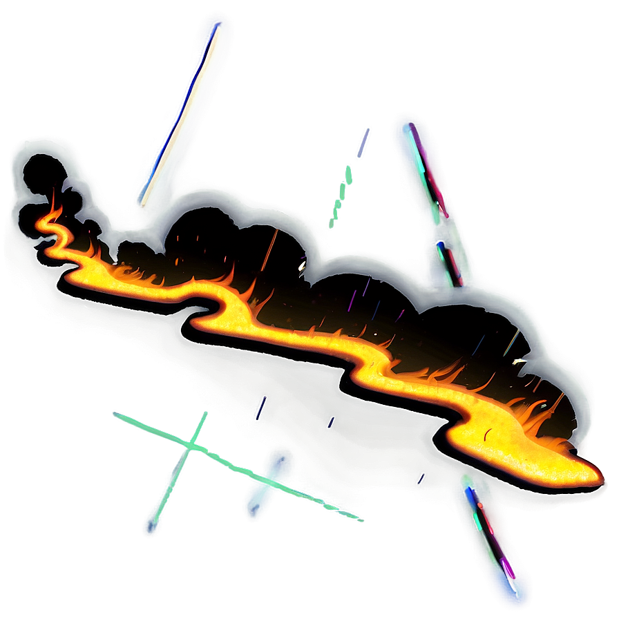 Fire Trail Overlay Png Kdh1 PNG image