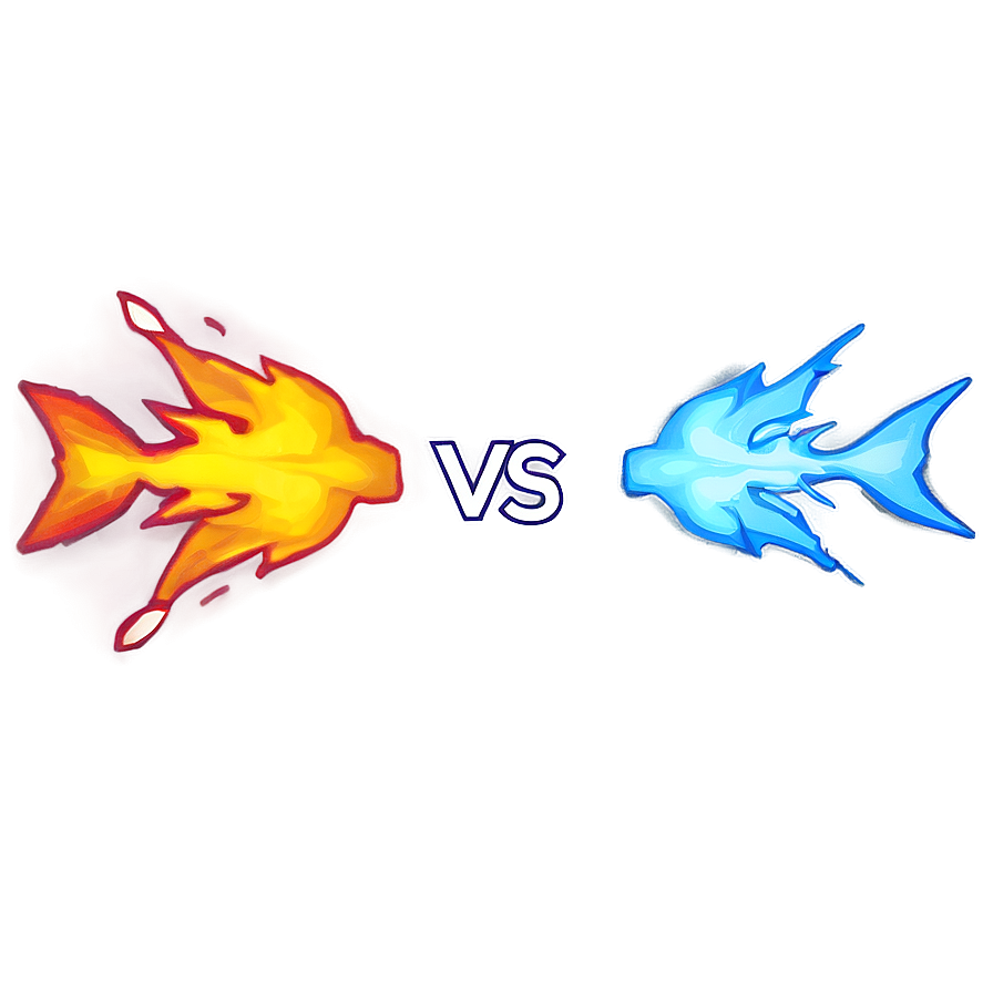 Fire Vs Ice Showdown Png Vso PNG image