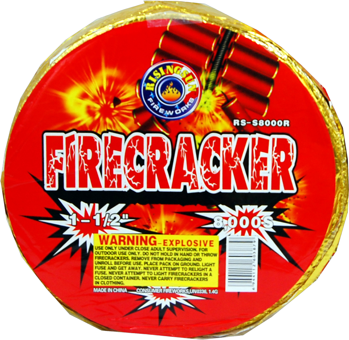 Firecracker Pack Label8000 Rolls PNG image