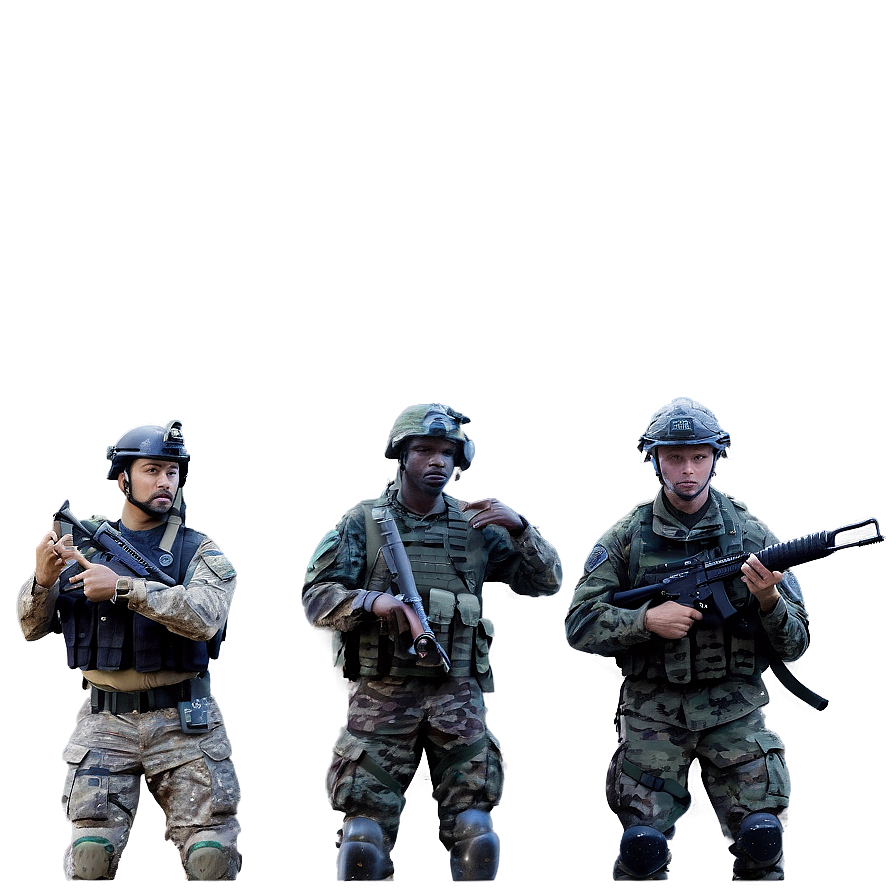 Firefight Soldiers Png 39 PNG image