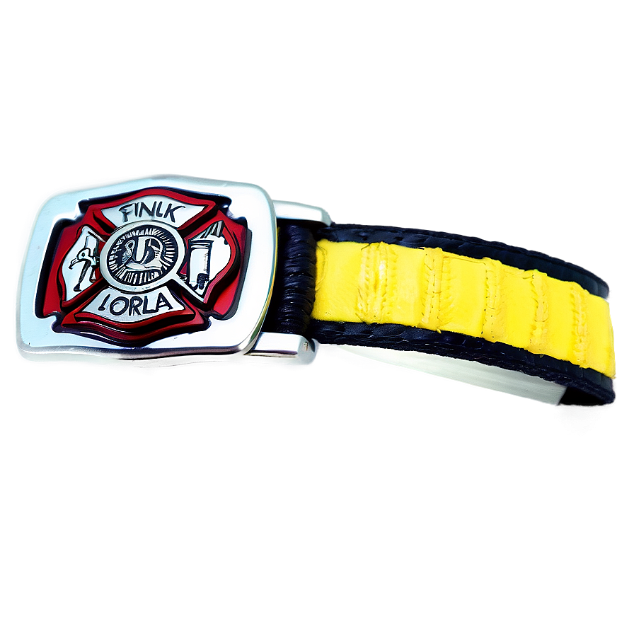 Firefighter Belt Buckle Png 06212024 PNG image