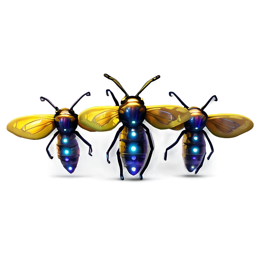 Firefly Swarm Png 06122024 PNG image