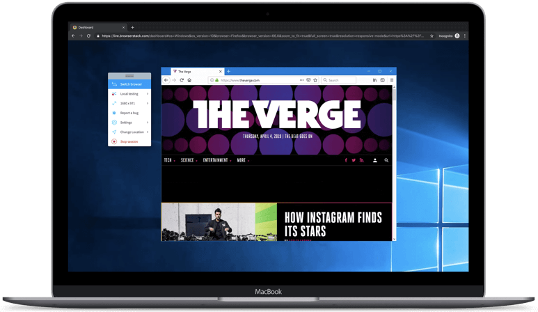 Firefox Browseron Mac Book The Verge Website PNG image