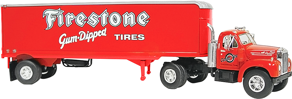 Firestone Gum Dipped Tires Vintage Truck PNG image