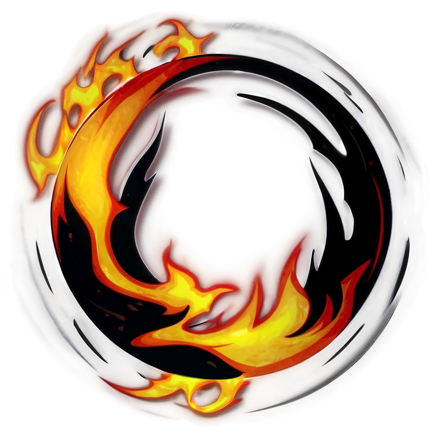 Firestorm Circle Design Png 15 PNG image