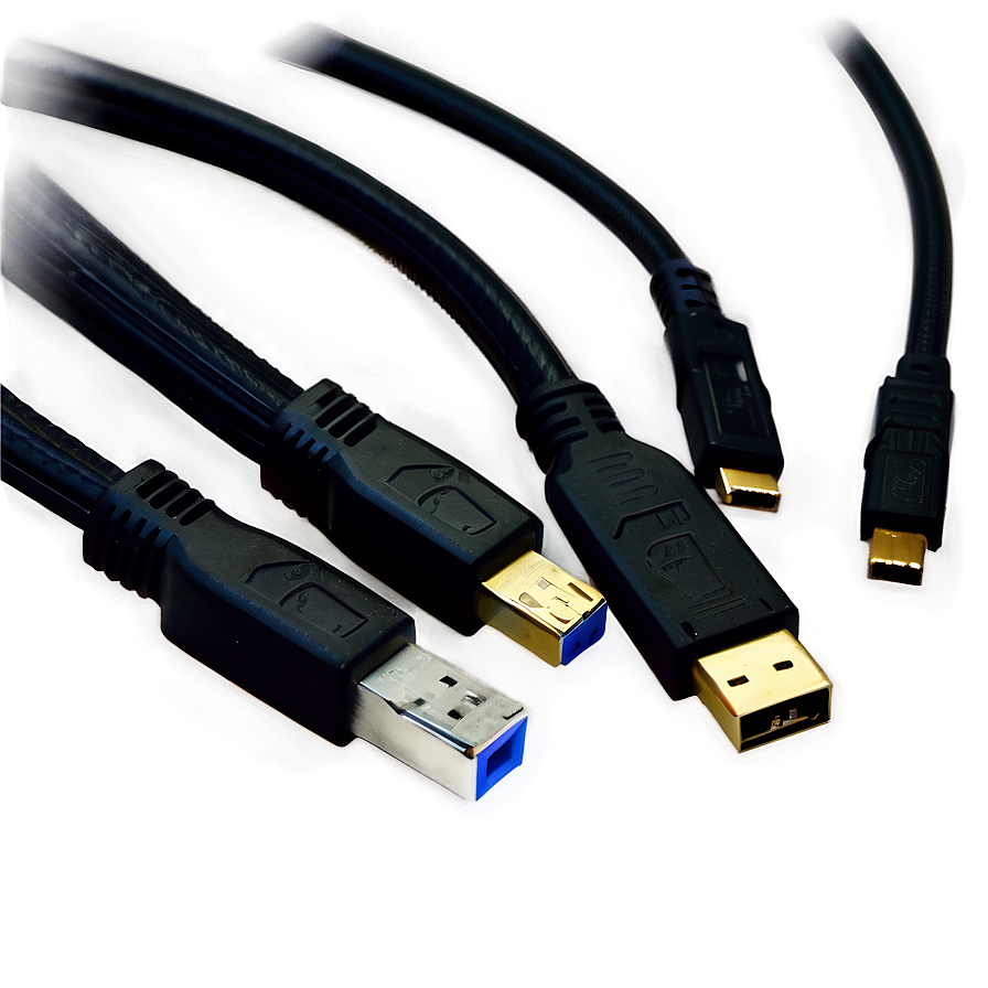 Firewire Cable Png 06212024 PNG image