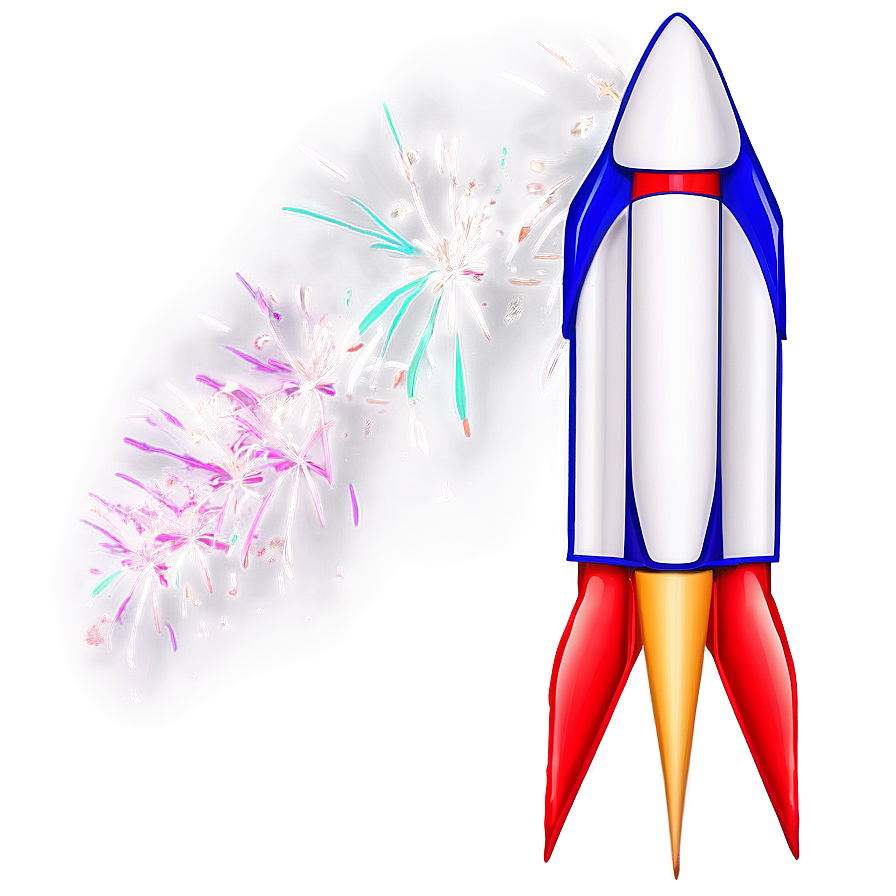 Firework Rocket Outline Png 06212024 PNG image