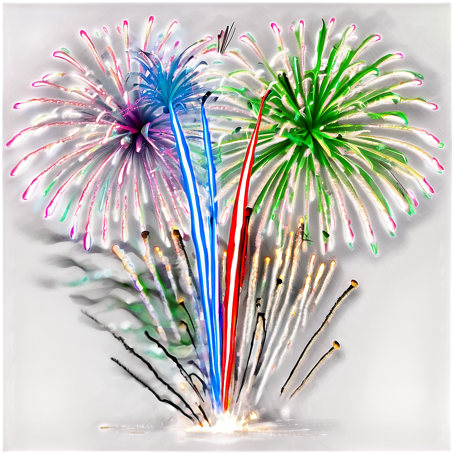 Fireworks Composition Png Oil PNG image