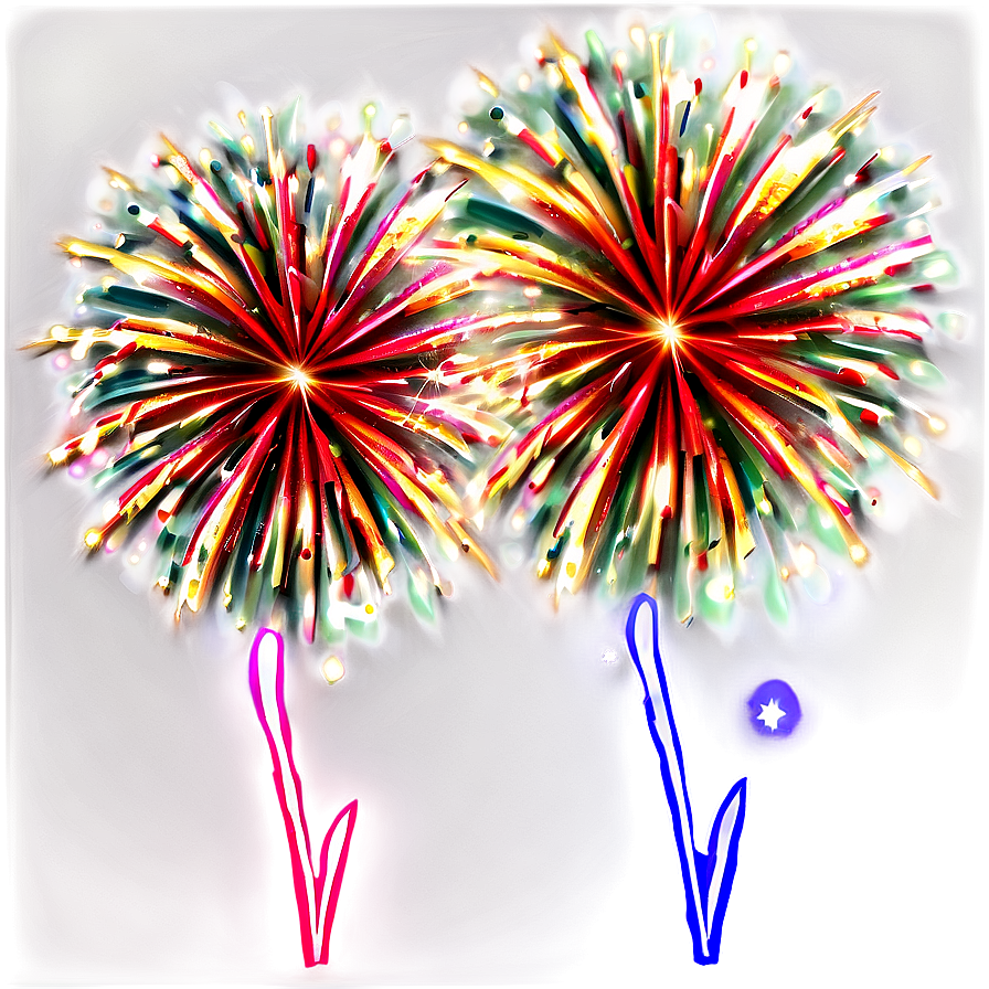 Fireworks Illustration Png 64 PNG image
