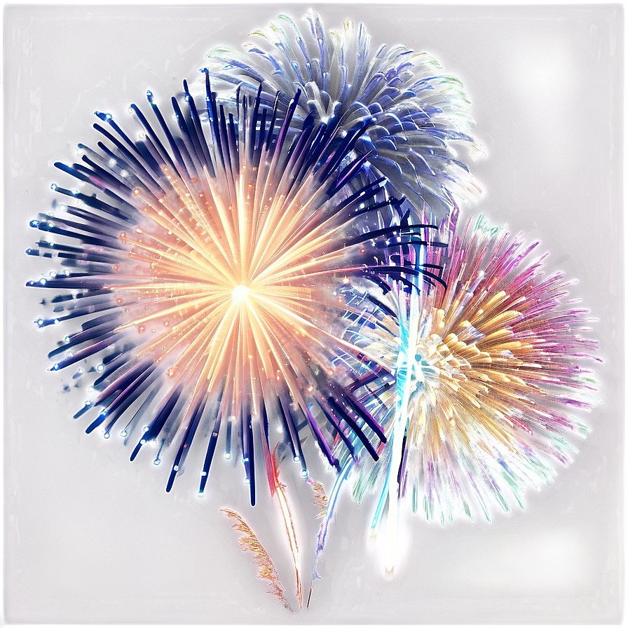 Fireworks With Stars Png 05042024 PNG image