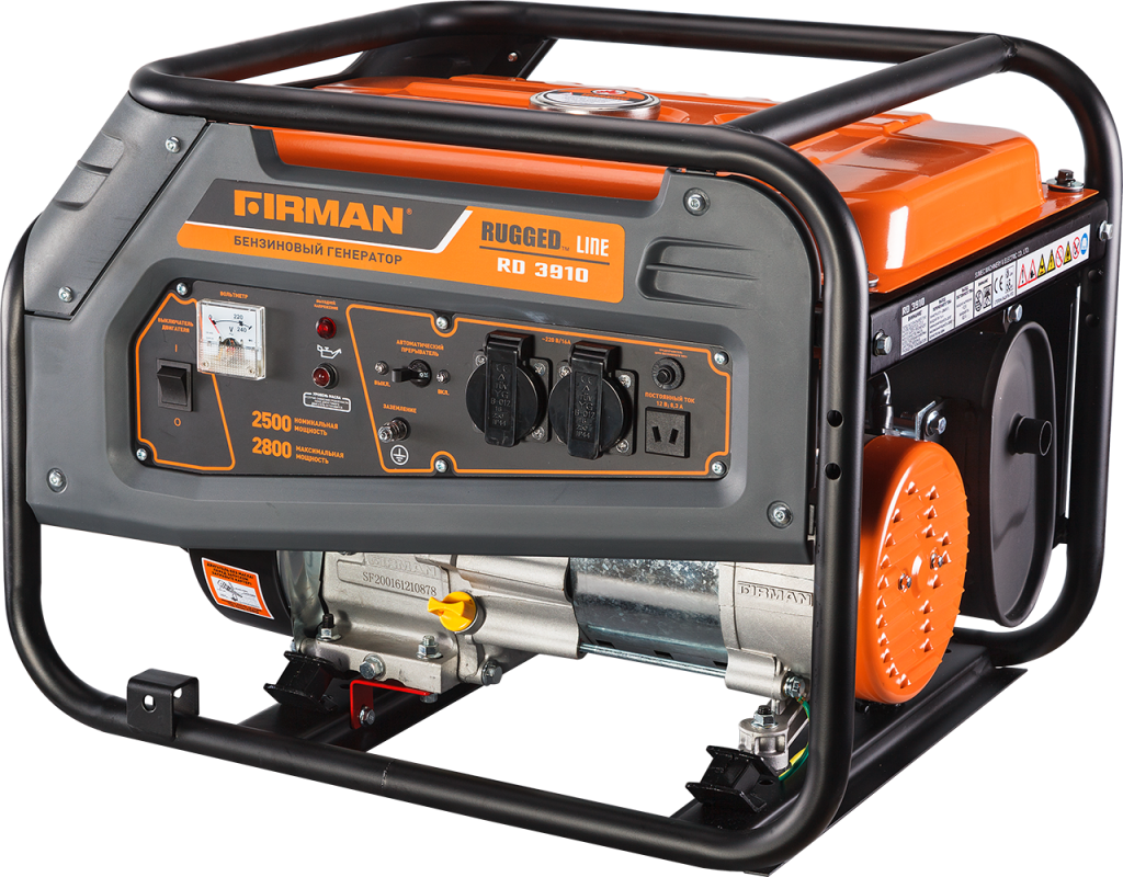 Firman R D3910 Portable Generator PNG image