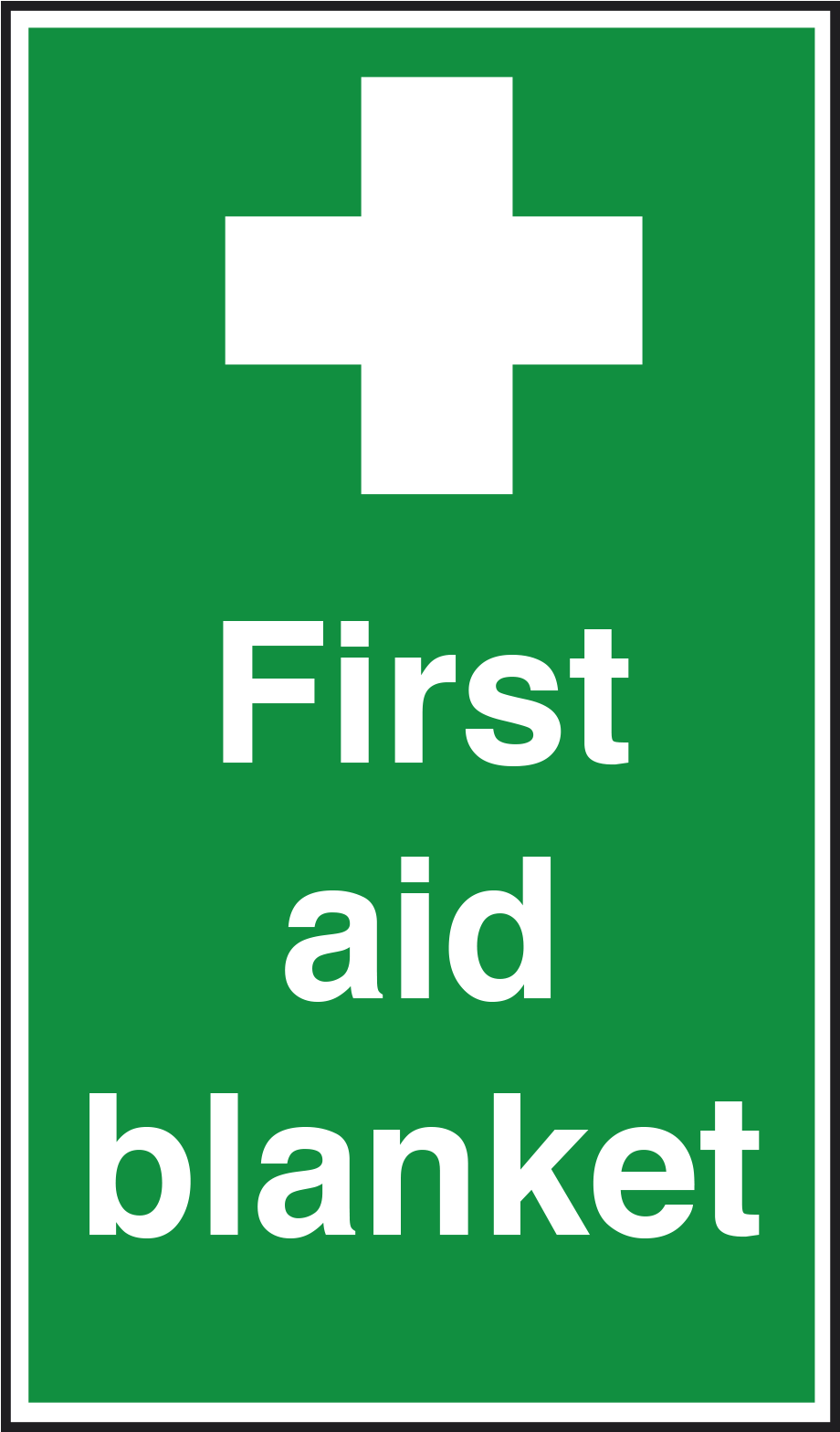 First Aid Blanket Sign PNG image