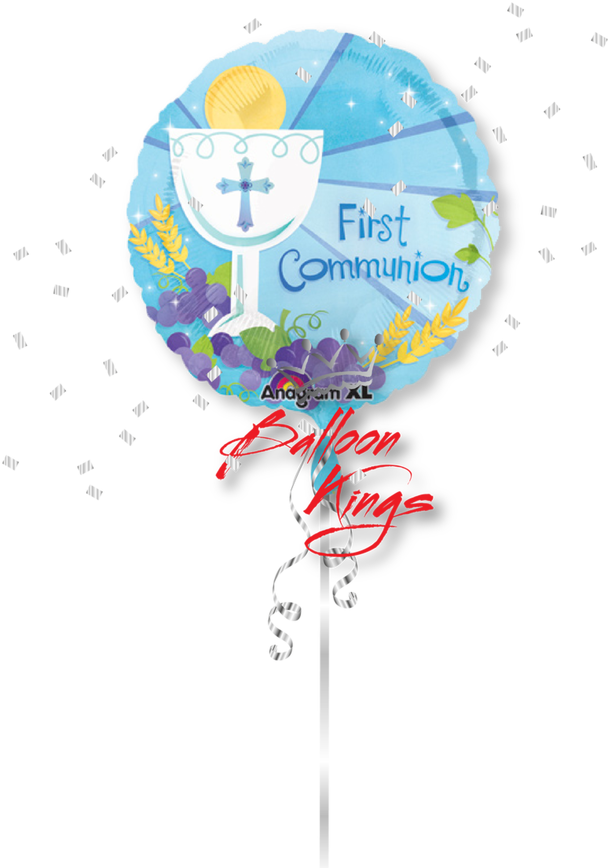 First Communion Celebration Balloon PNG image