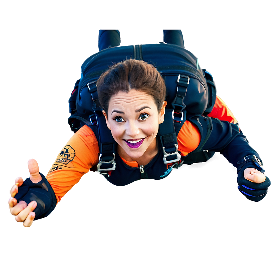 First Time Skydiving Png Udq PNG image